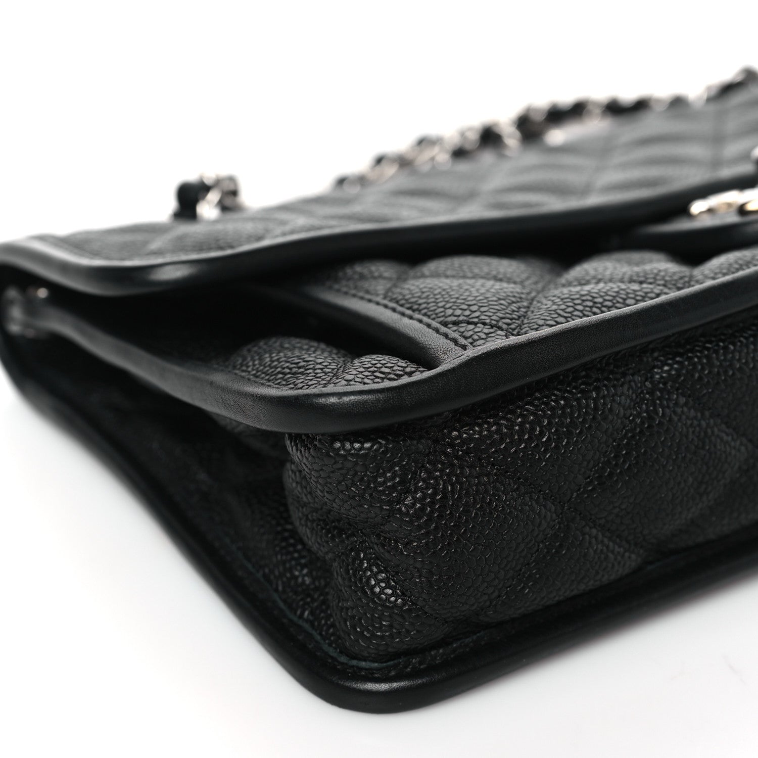 Chanel Caviar Quilted Medium French Riviera Flap Black 8 of 10