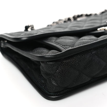 Chanel Caviar Quilted Medium French Riviera Flap Black 8 of 10