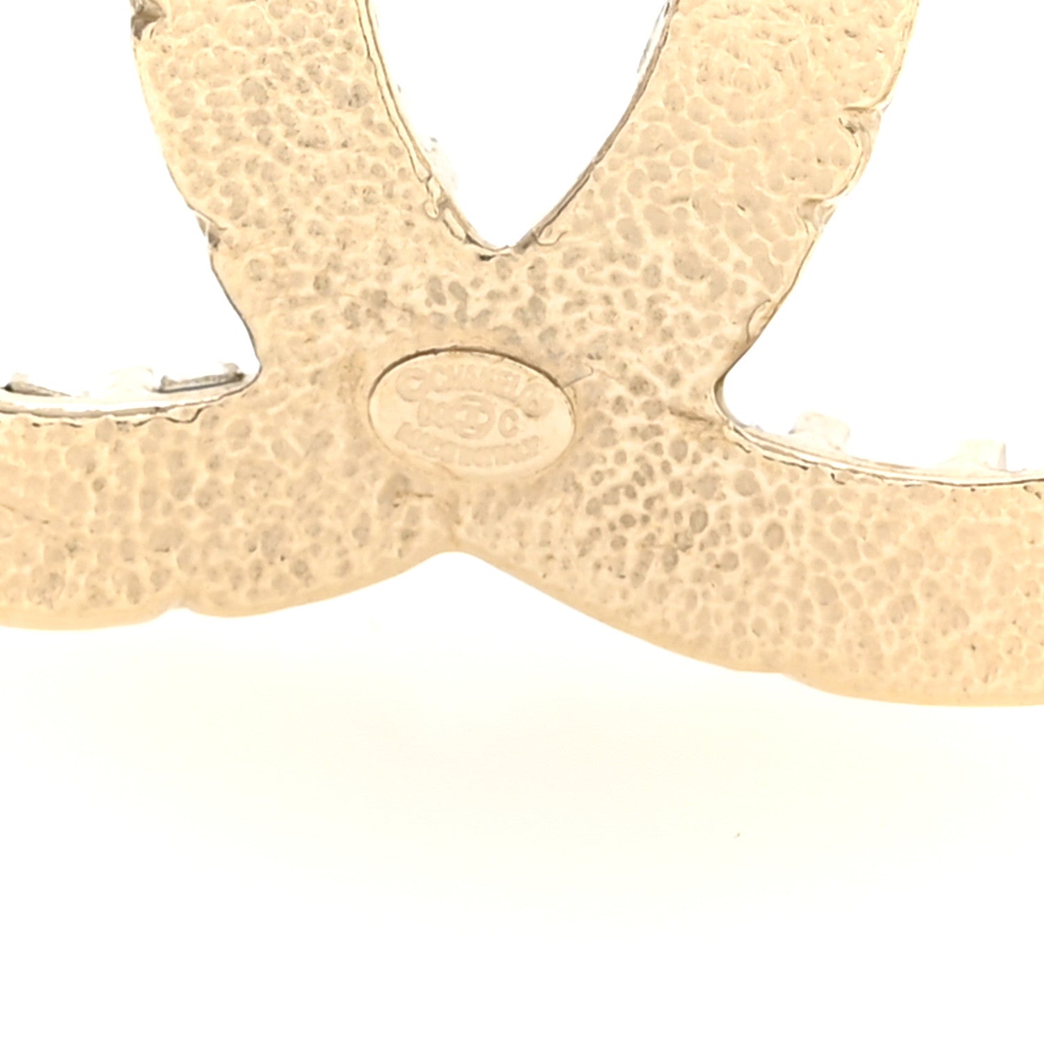 Chanel Baguette Crystal CC Brooch Gold 3 of 3