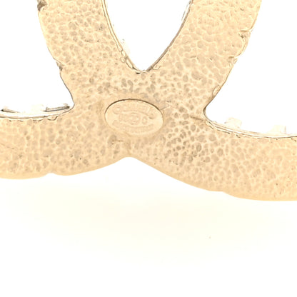 Chanel Baguette Crystal CC Brooch Gold 3 of 3