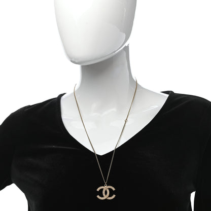 Chanel Pearl CC Pendant Necklace Gold 2 of 4