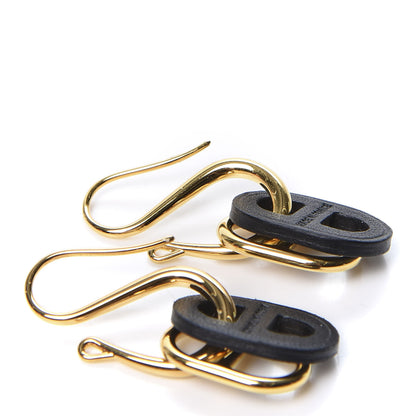 Hermes Swift O'Maillon Earrings Black 2 of 3