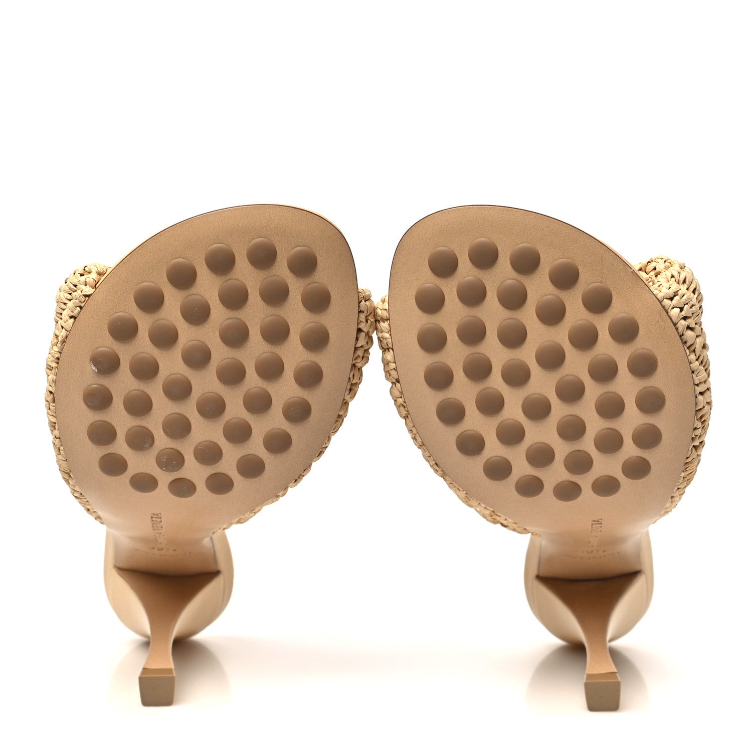Bottega Veneta Raffia Blink Mule Sandals 39.5 Natural 6 of 8