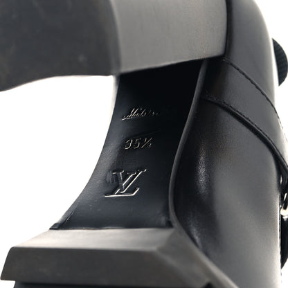 Louis Vuitton Calfskin Star Trail Ankle Pumps 35.5 Black 8 of 9