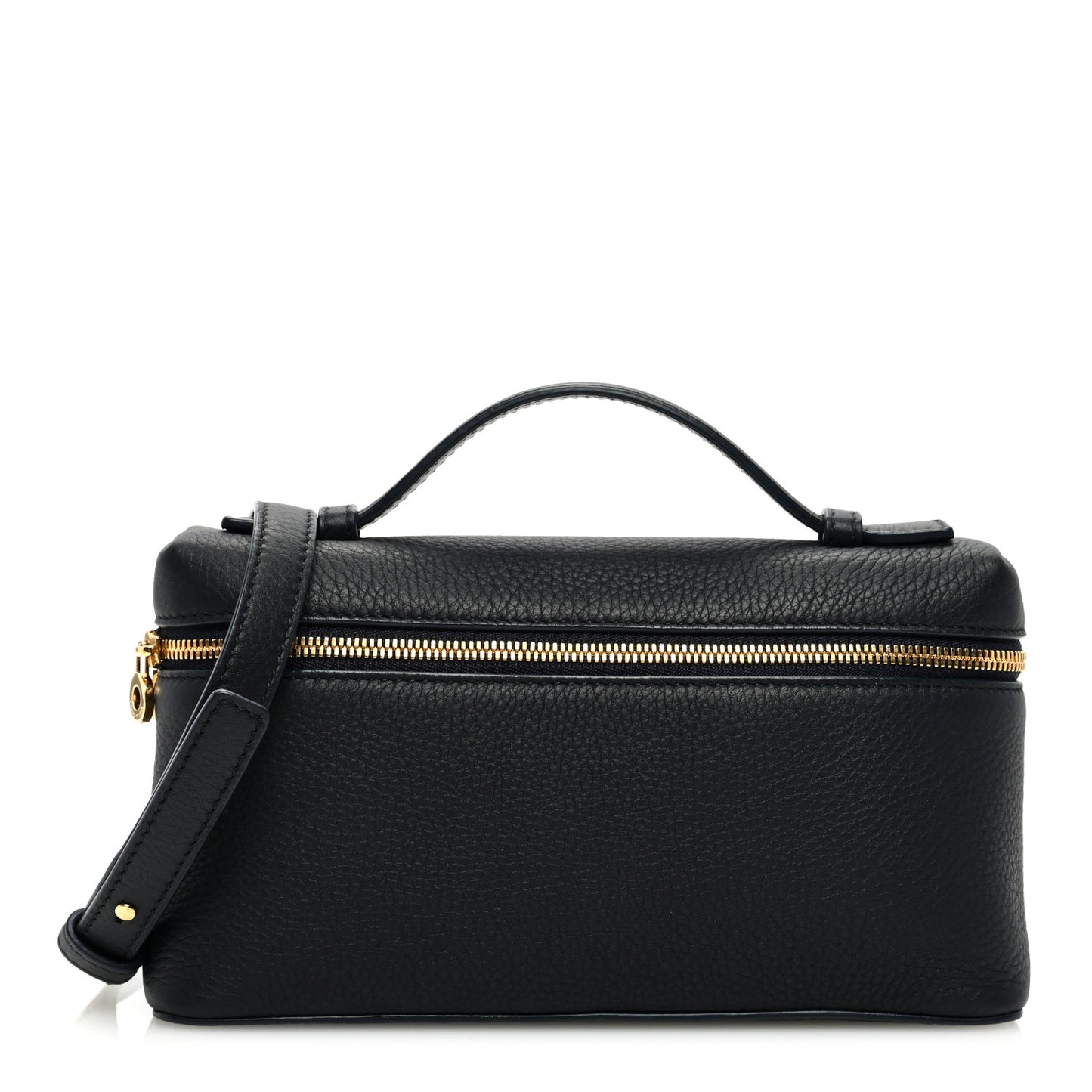 Grained Calfskin L19 Extra Pocket Pouch Navy