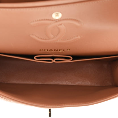 Chanel Lambskin Quilted Small Double Flap Brown 4 of 10