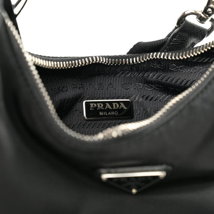 Prada Nylon Re-Edition 2005 Shoulder Bag Black 6 of 11