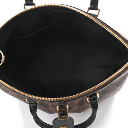 Louis Vuitton Damier Ebene Odeon Tote MM Black 4 of 8