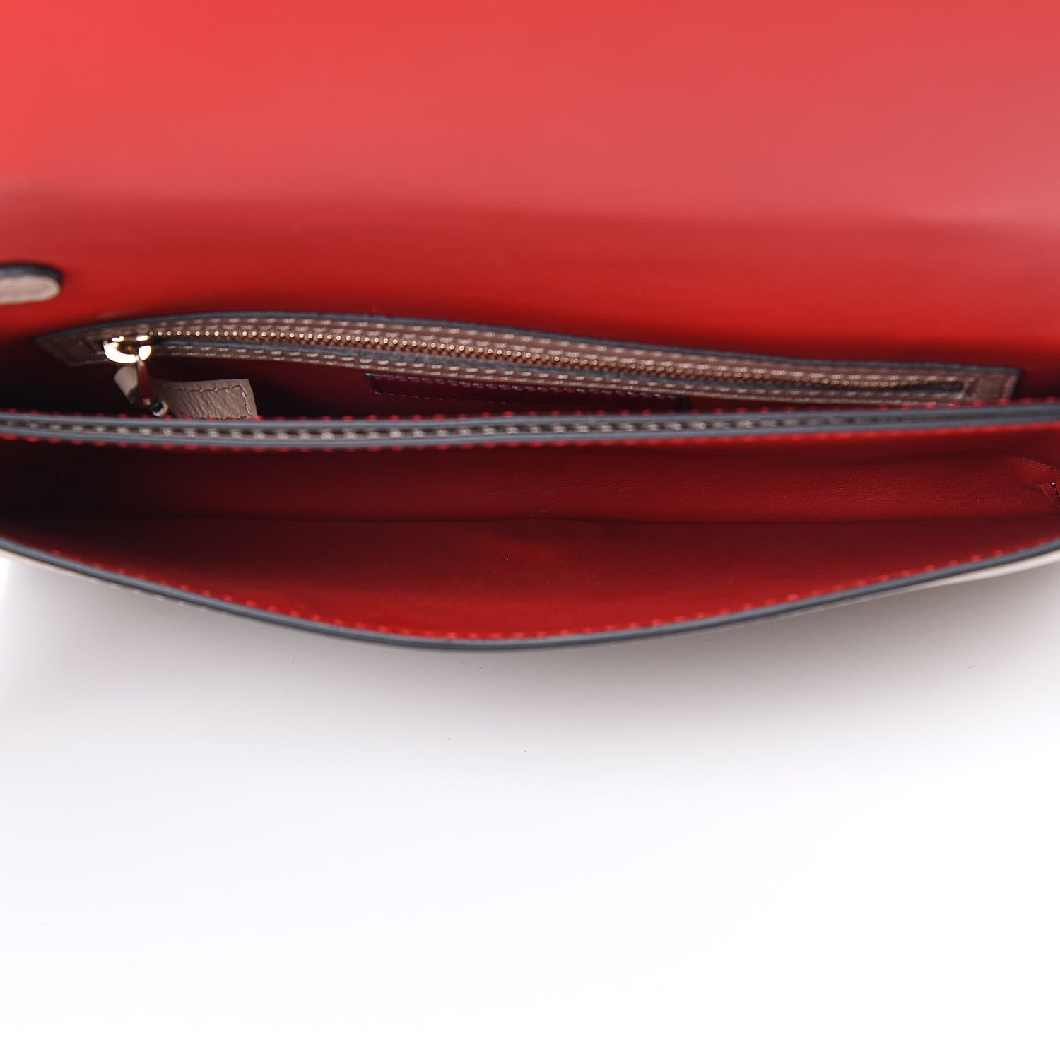 Valentino Garavani Nappa Rockstud Wristlet Clutch Poudre 4 of 7