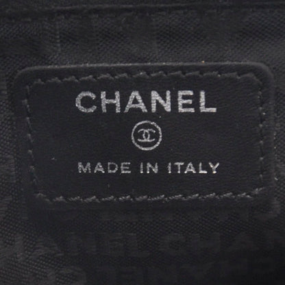 Chanel Patent Diamond Stitched Clutch Bag Black 7 of 8