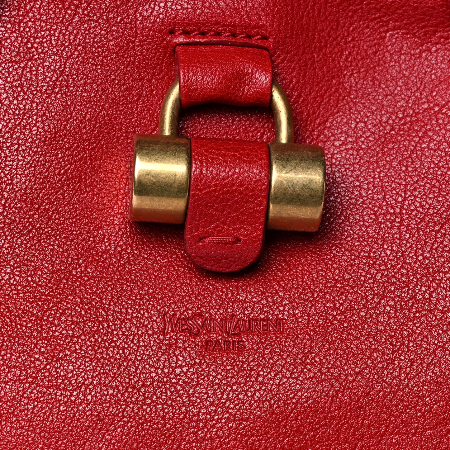 Calfskin Large Muse Red
