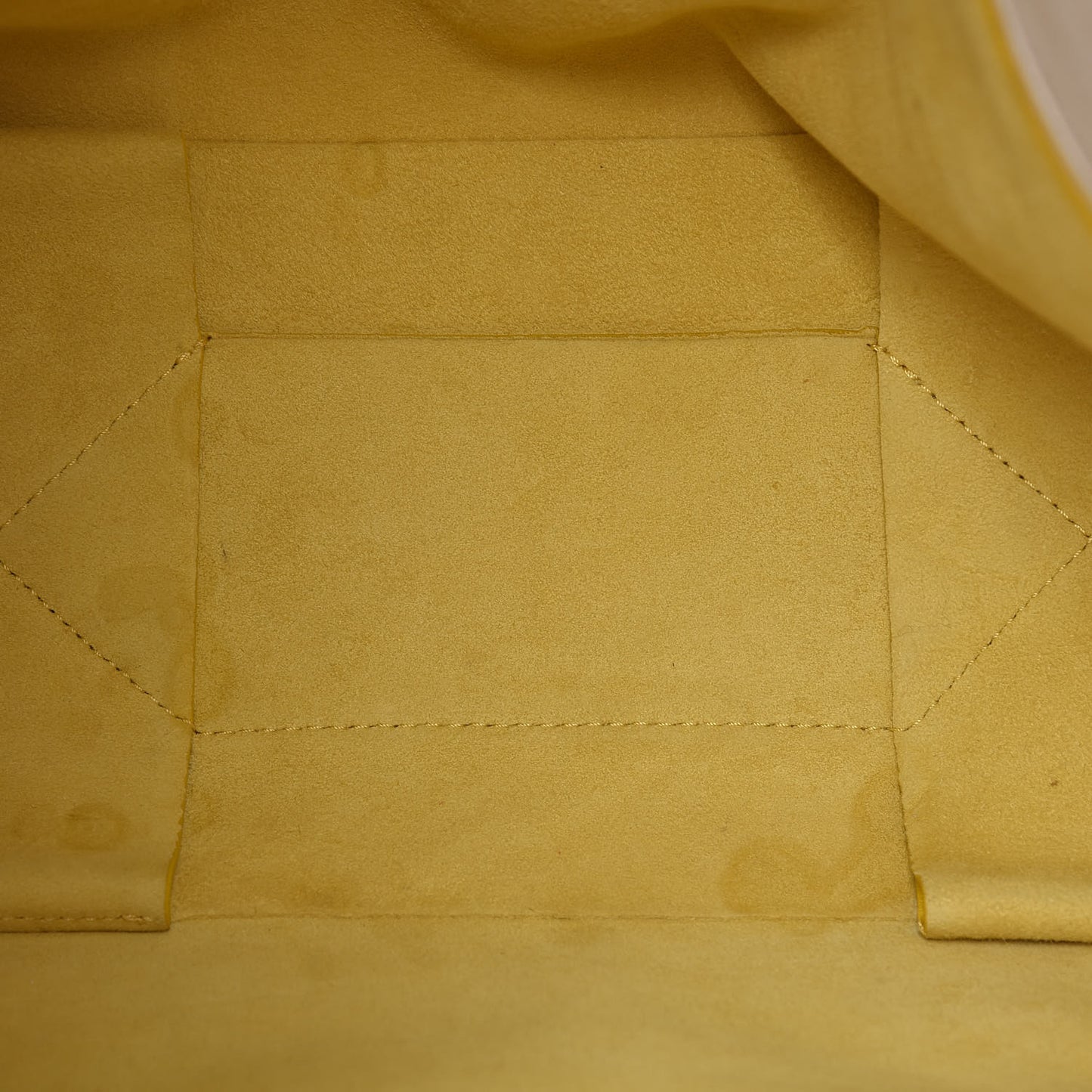 Lambskin Vertical Bi-Cabas White Sun Yellow