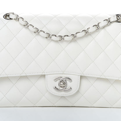 Chanel Caviar Quilted Small Double Flap White 8 of 14