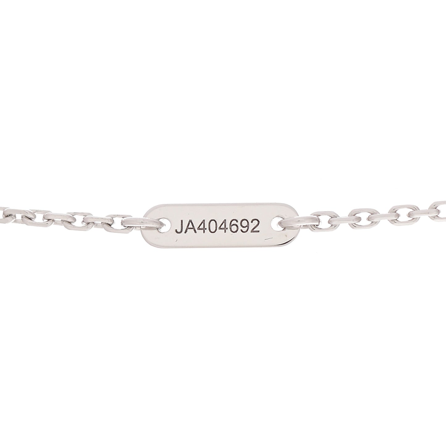 18K White Gold Diamond Mini Frivole Pendant Necklace