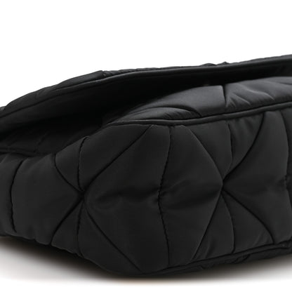 Prada Re-Nylon Quilted Padded Flap Shoulder Bag Black 10 of 11