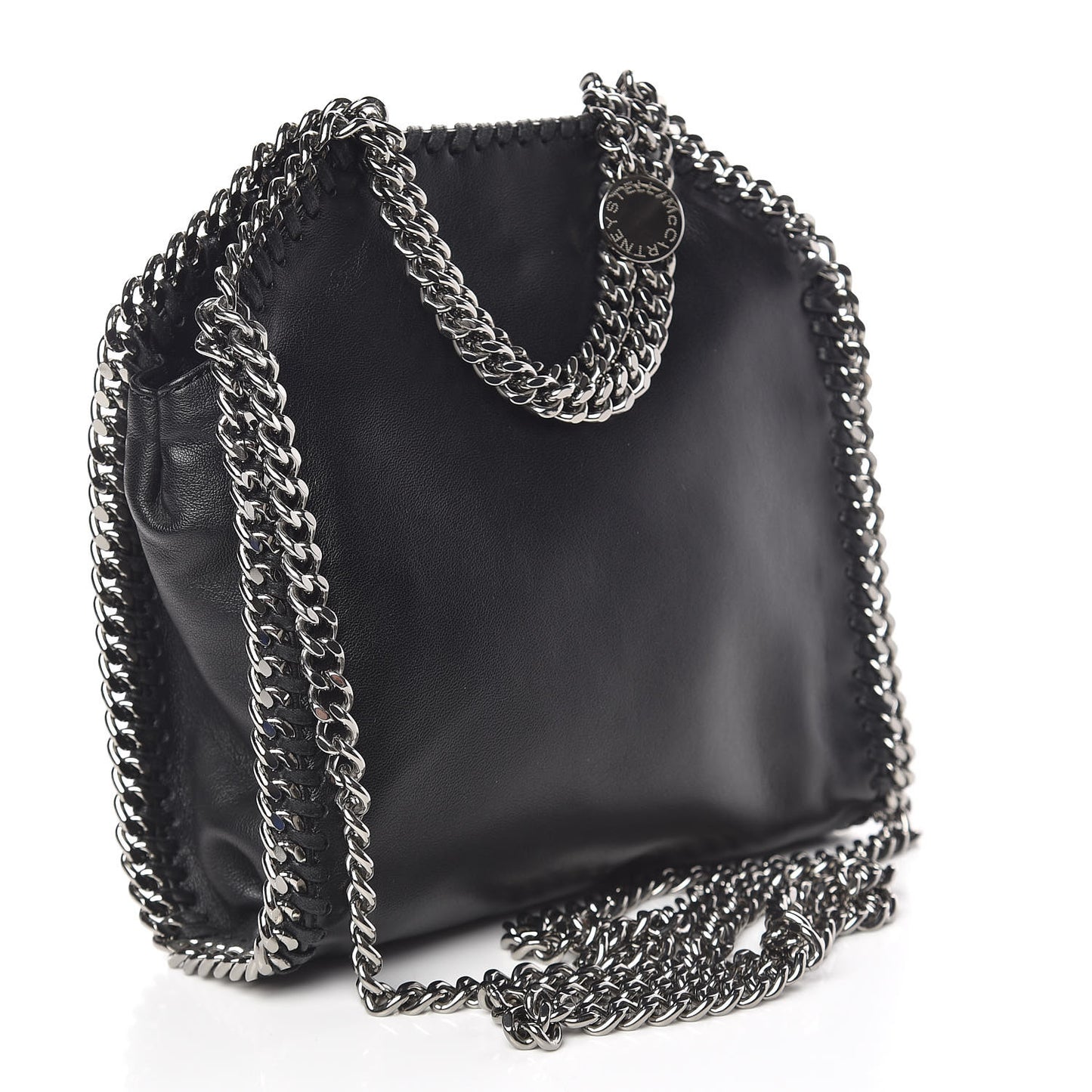 Alter Nappa Embossed Tiny Star Falabella Tote Black
