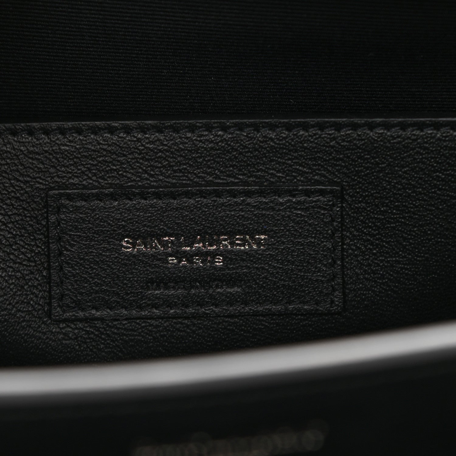 Saint Laurent Shiny Calfskin Medium Uptown Tote Black 7 of 9