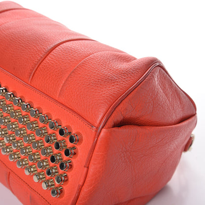 Alexander Wang Pebbled Lambskin Rocco Tangerine Pale Gold Hardware 6 of 13