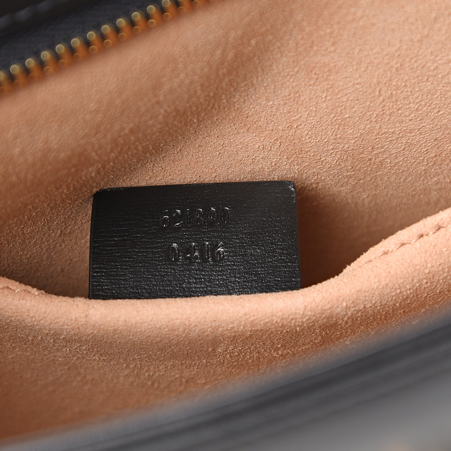 Gucci Textured Calfskin Horsebit 1955 Zip Pouch Black 6 of 9