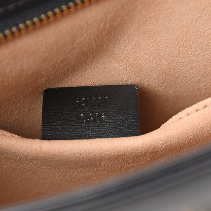 Gucci Textured Calfskin Horsebit 1955 Zip Pouch Black 6 of 9