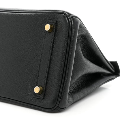 Hermes Togo Birkin 25 Black 7 of 15