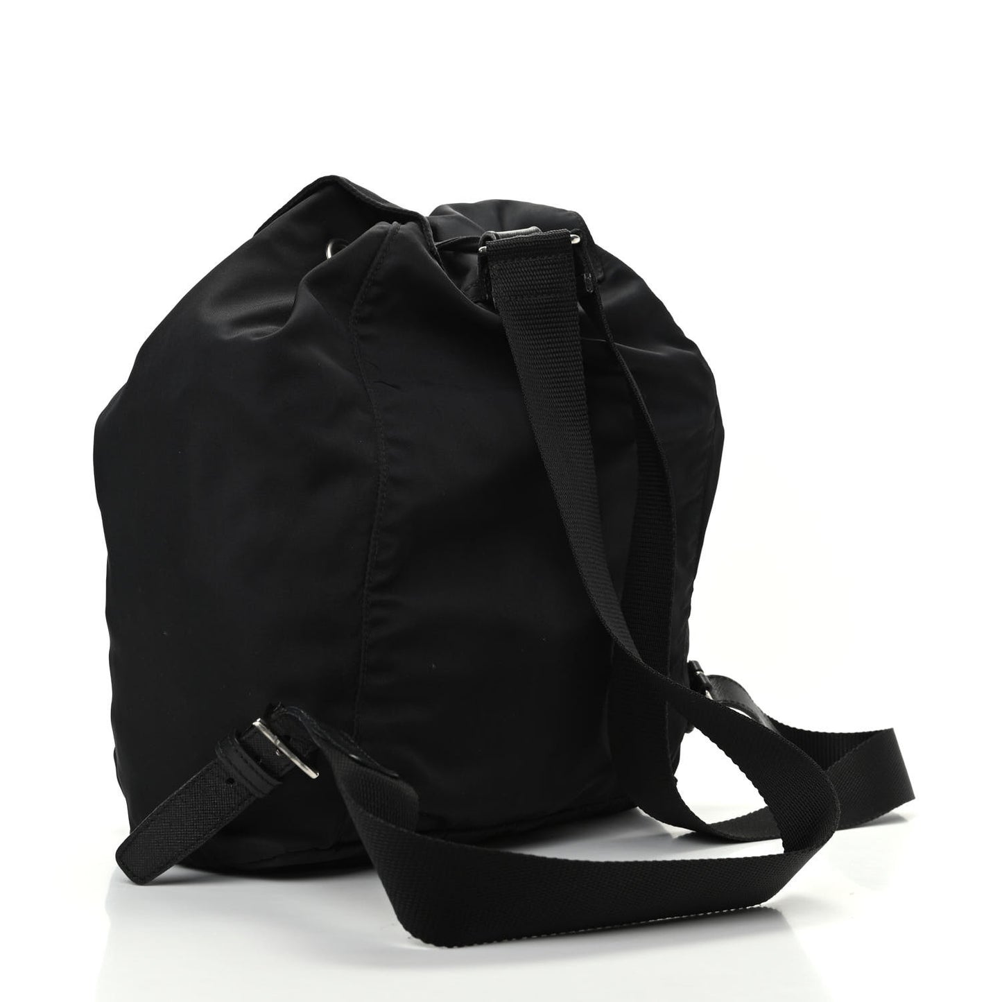 Nylon Vela Mini Cinch Backpack Black