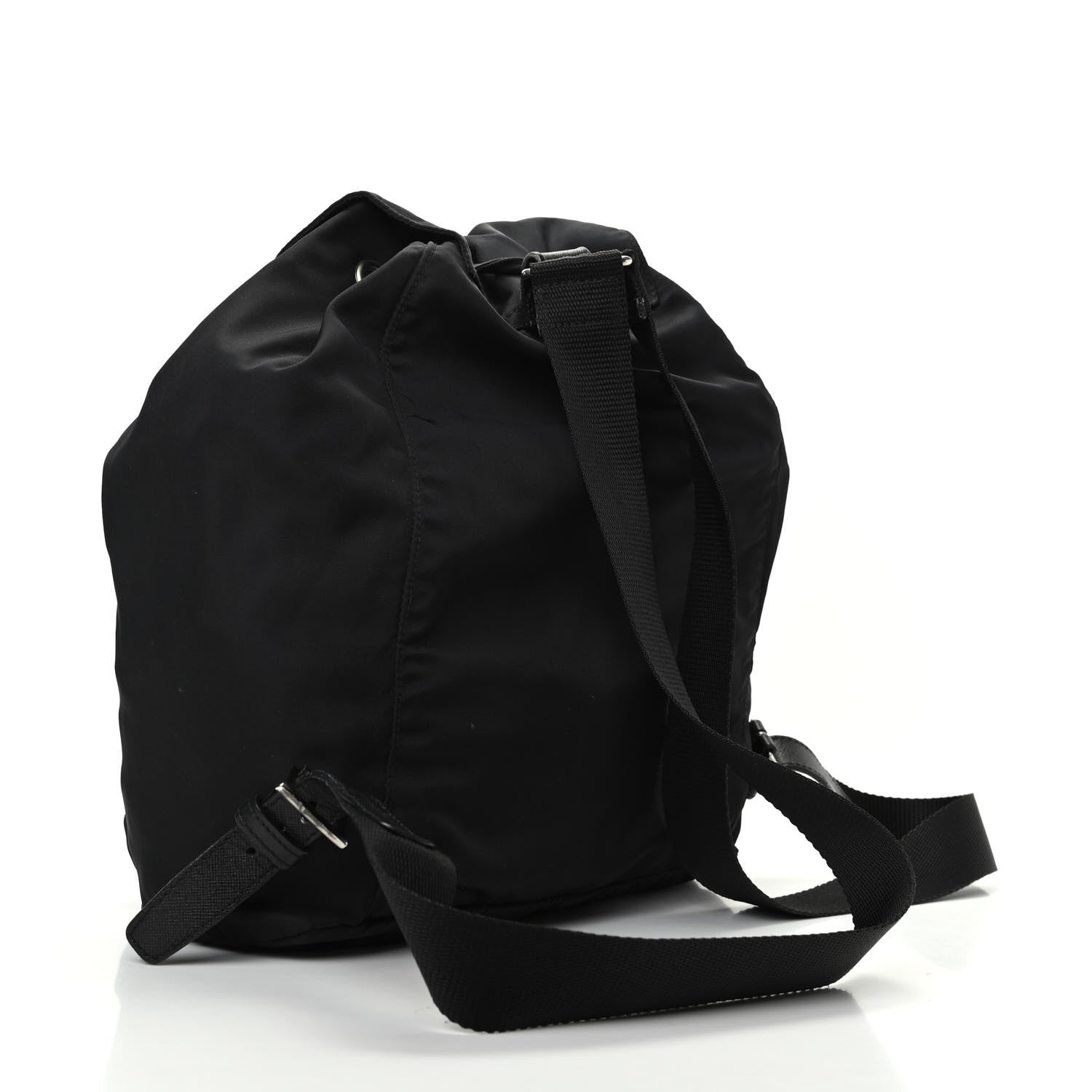 Prada Nylon Vela Mini Cinch Backpack Black 2 of 8