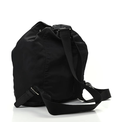 Prada Nylon Vela Mini Cinch Backpack Black 2 of 8