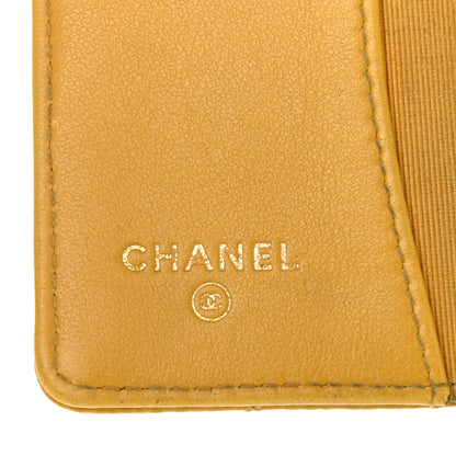 Chanel Caviar Quilted Classic 4 Key Holder Wallet Yellow 6 of 11