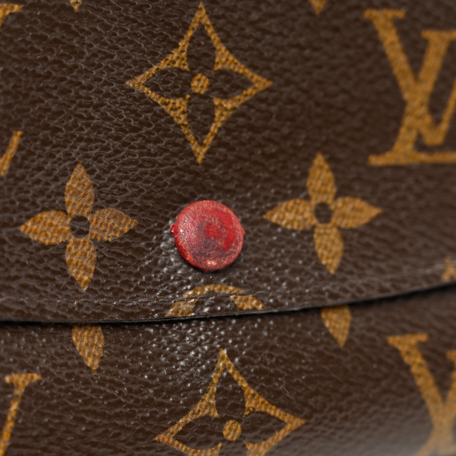 Louis Vuitton Monogram Emilie Wallet Rouge 9 of 12