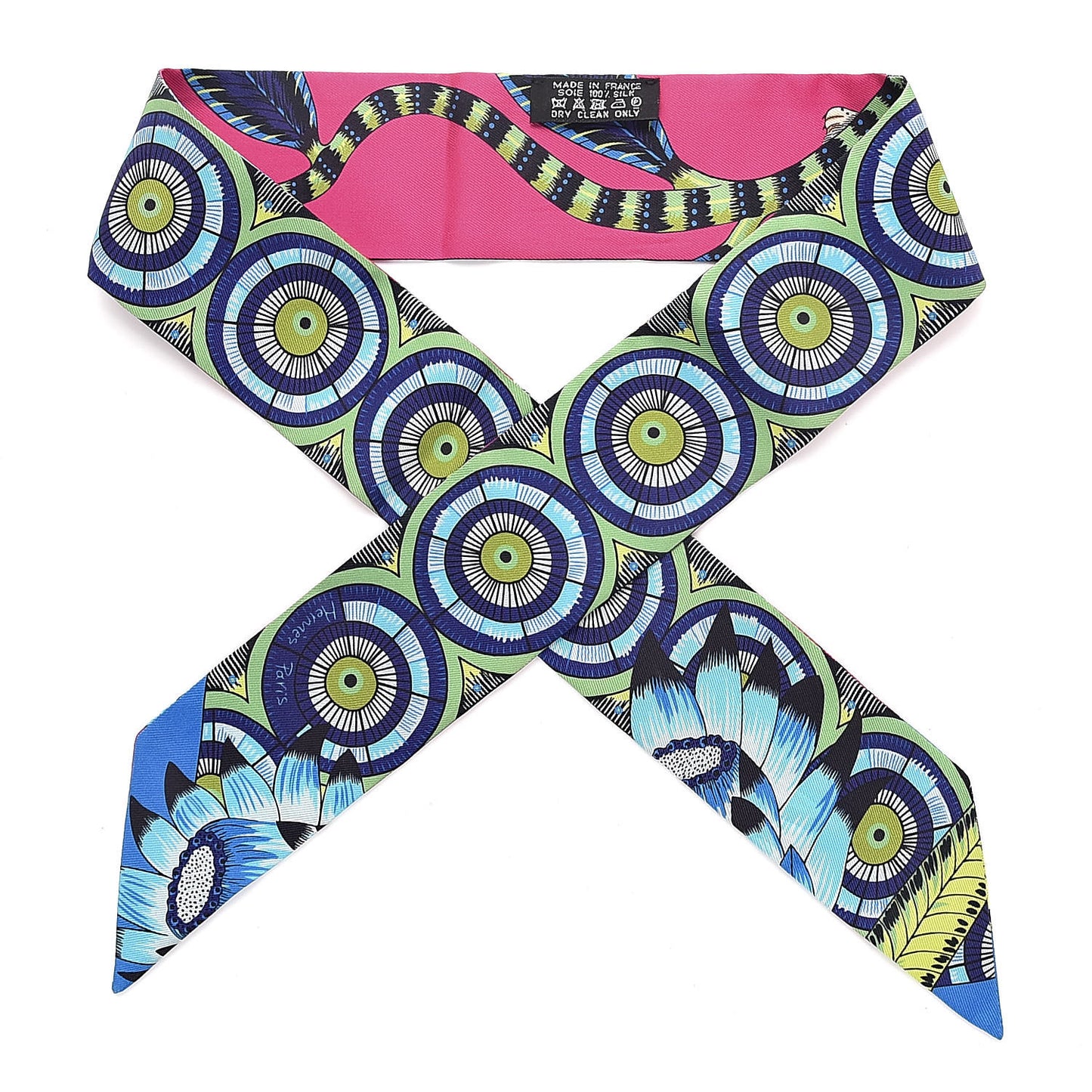 Silk The Savana Dance Twilly Rose Indien Indigo Vert