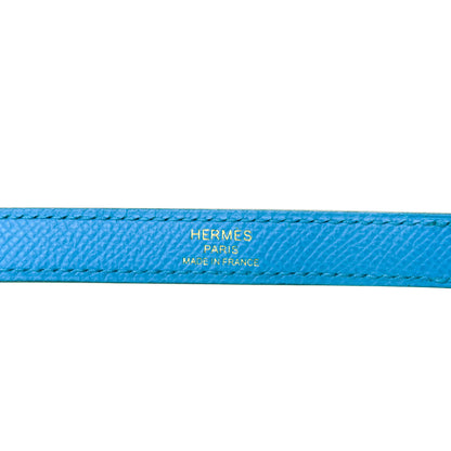 Hermes Epsom Kelly Sellier 25 Bleu Frida 8 of 11