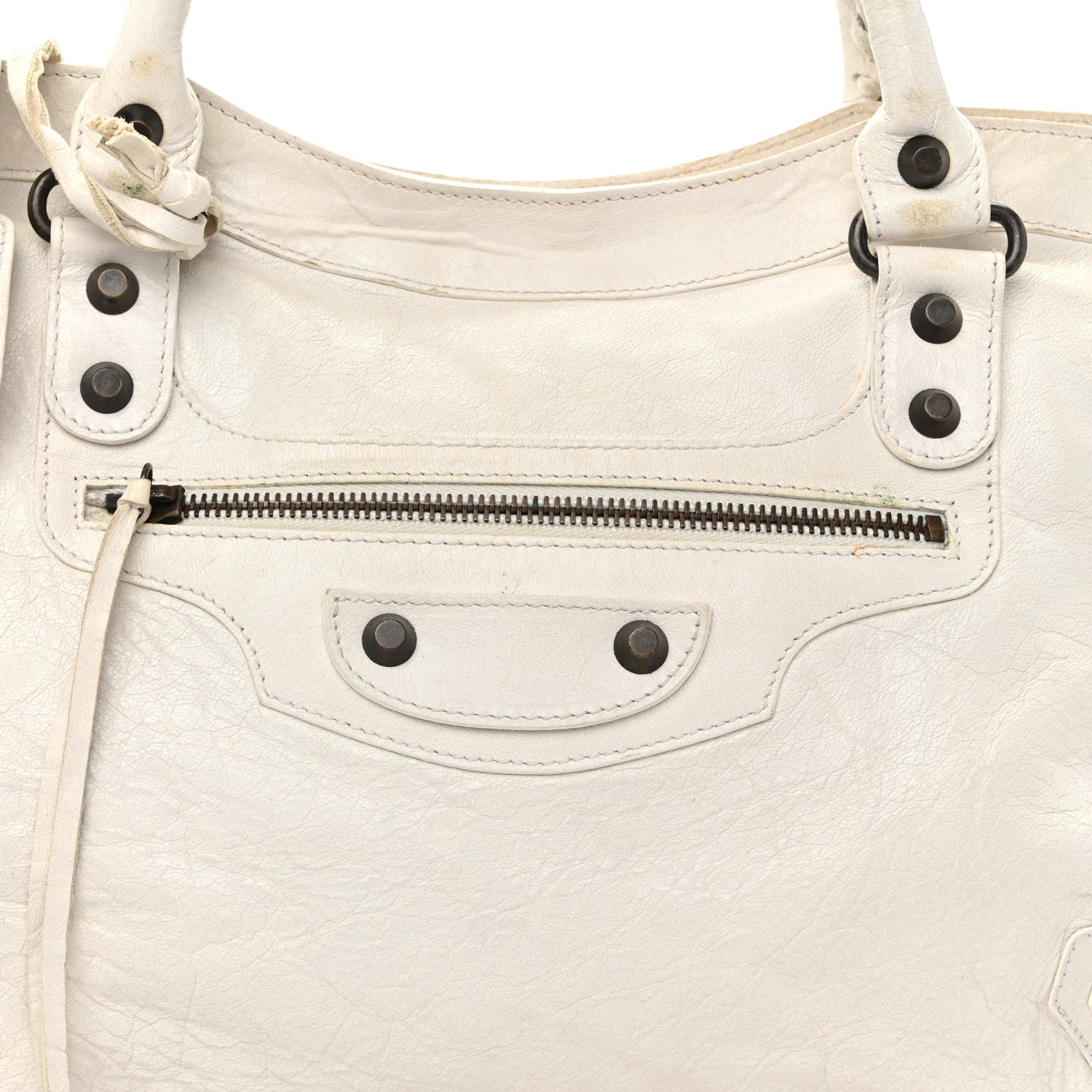 Balenciaga Agneau Classic Hardware City Ivory 9 of 13