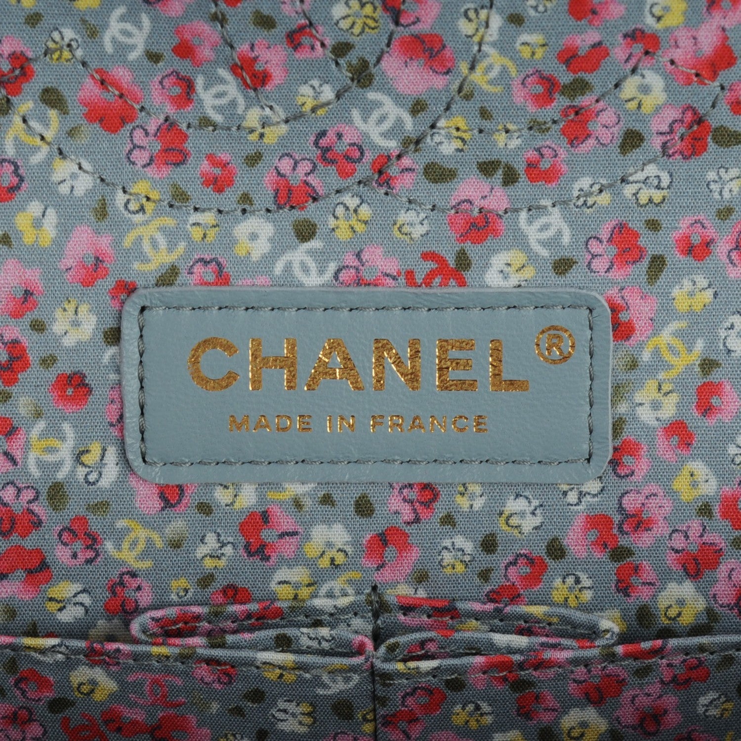 Chanel Toile Quilted Medium Cuba Double Flap Khaki 6 of 8