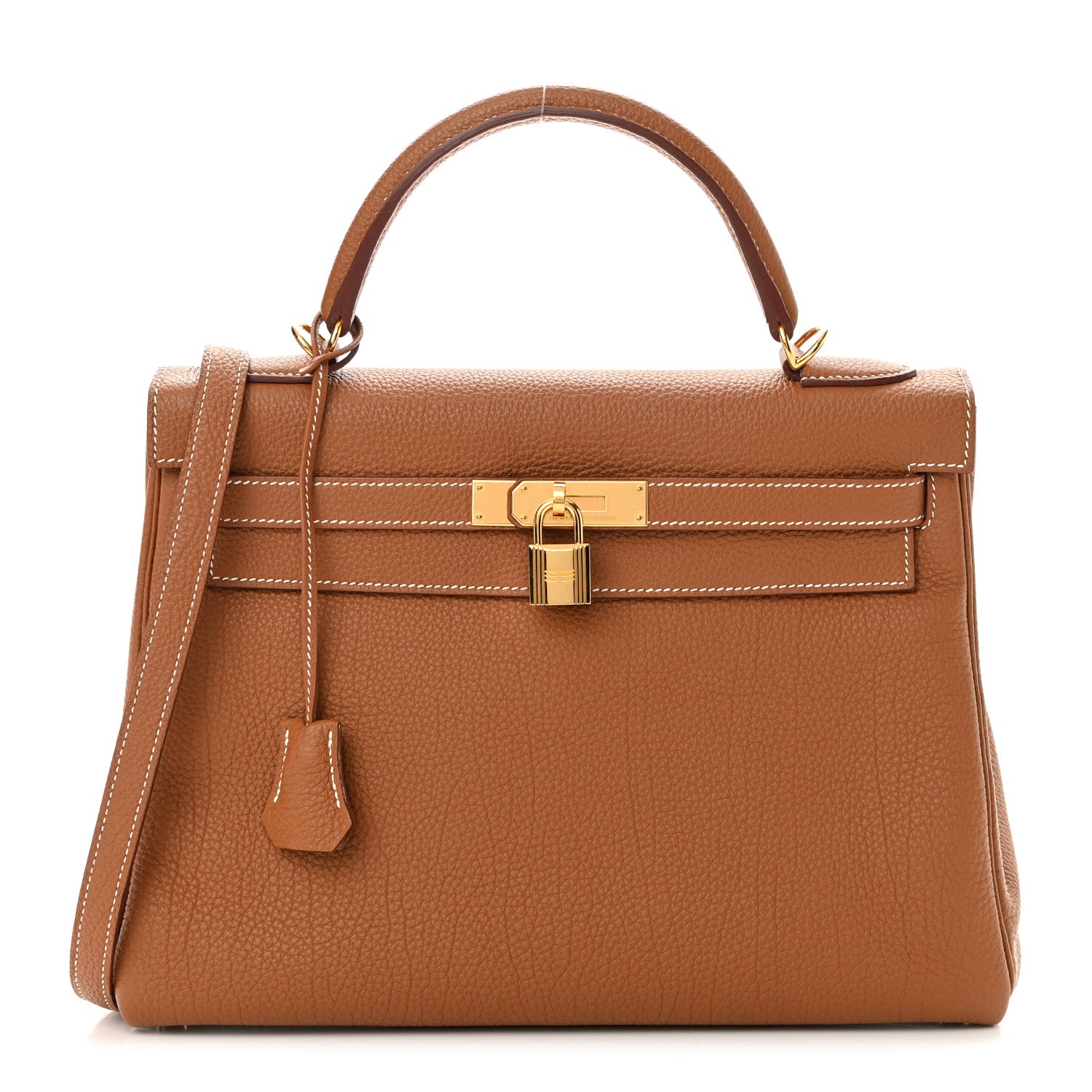 Hermes Togo Kelly Retourne 32 Gold 1 of 15
