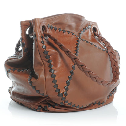 Bottega Veneta Nappa Leather Woven Shoulder Bag 3 of 9