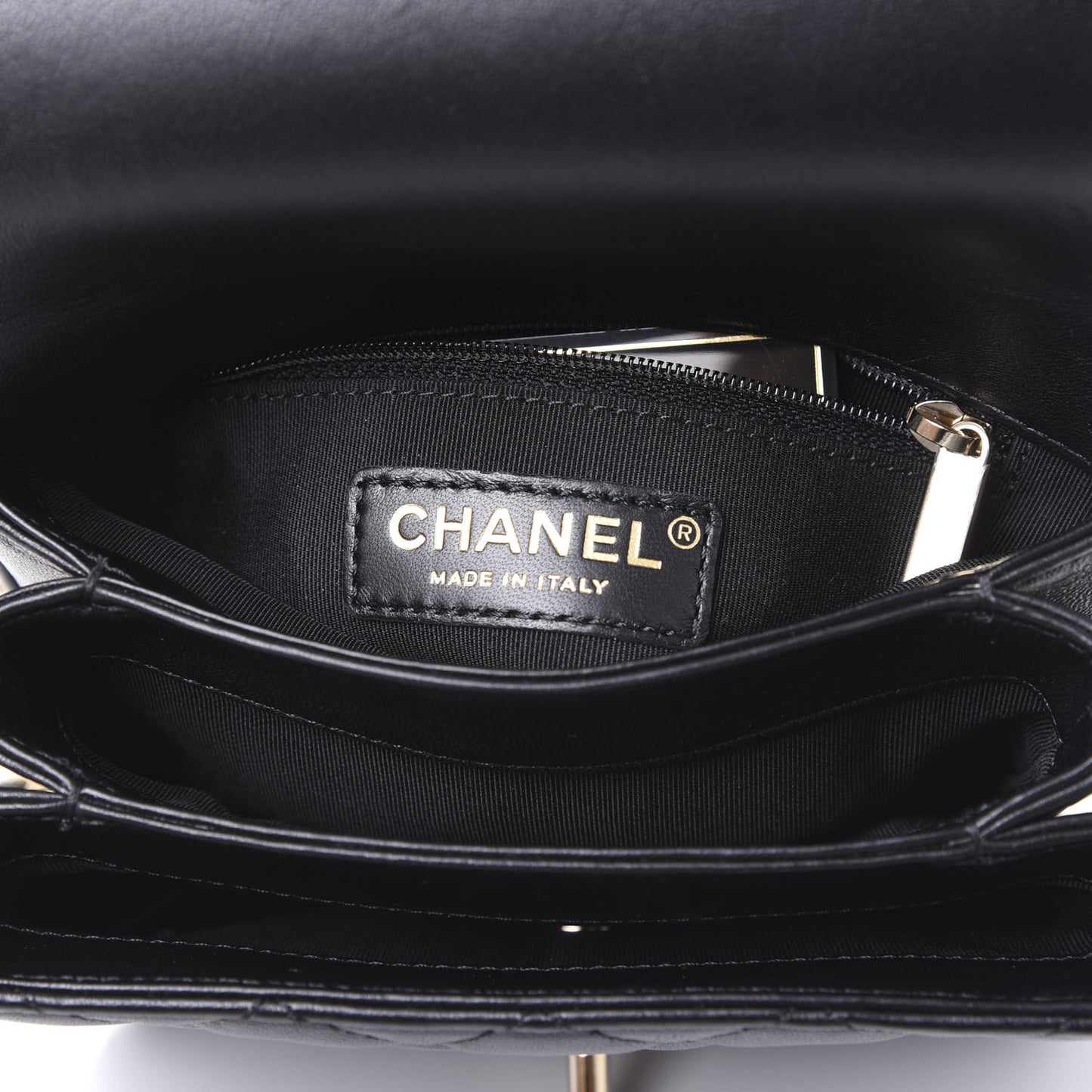 Lambskin Quilted Mini Citizen Chic Flap Black