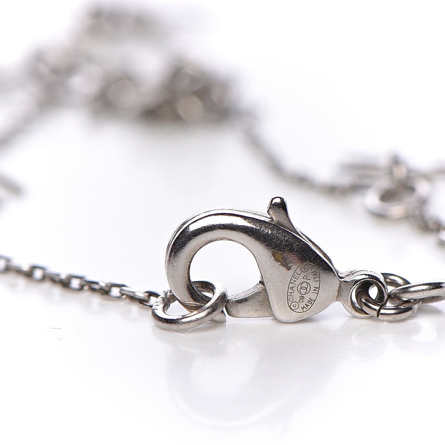 Chanel CC Charm Bracelet Silver 4 of 4