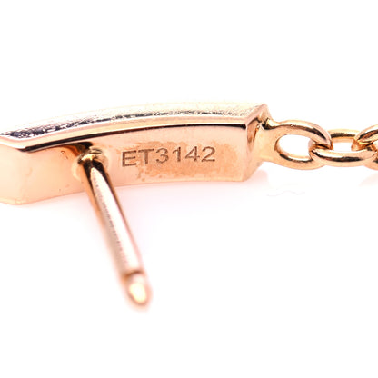Cartier 18K Pink Gold Mon Amour Heart Drop Earrings 5 of 8