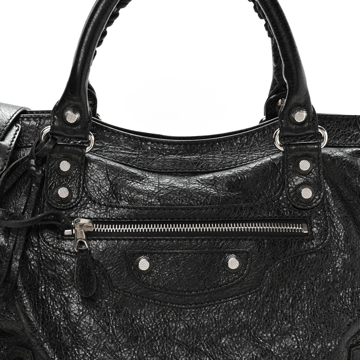 Agneau Giant 12 Silver Hardware City Black