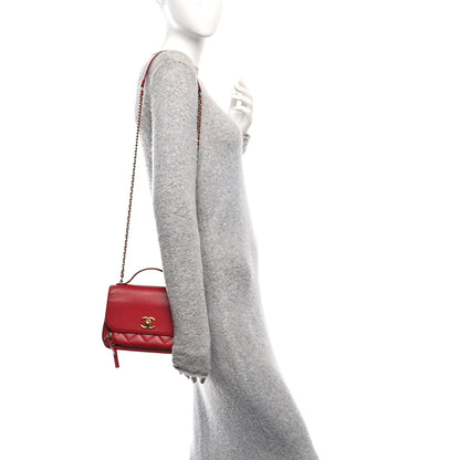 Chanel Caviar Quilted Small Business Affinity Flap Red 2 of 12