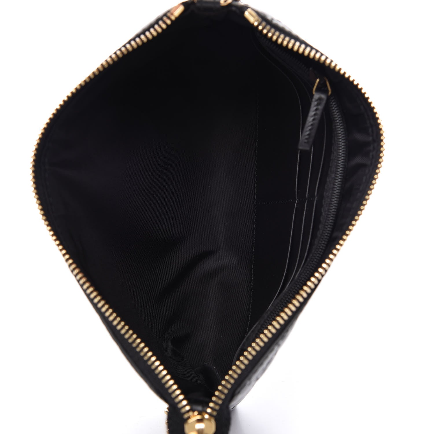 Gucci Guccissima Signature Wrist Wallet Black 5 of 8