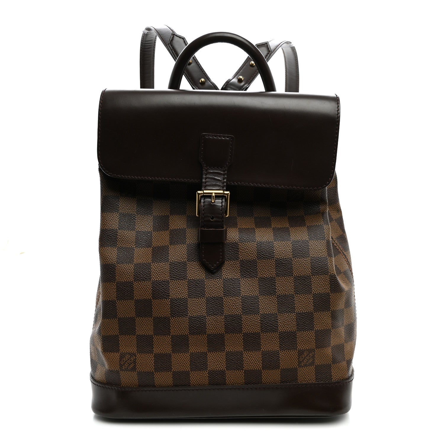 Louis Vuitton Damier Ebene Soho Backpack 1 of 10