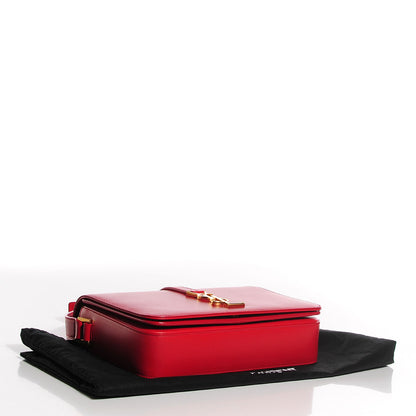 Saint Laurent Smooth Calfskin Classic Medium Monogram Universite Bag Red 4 of 8