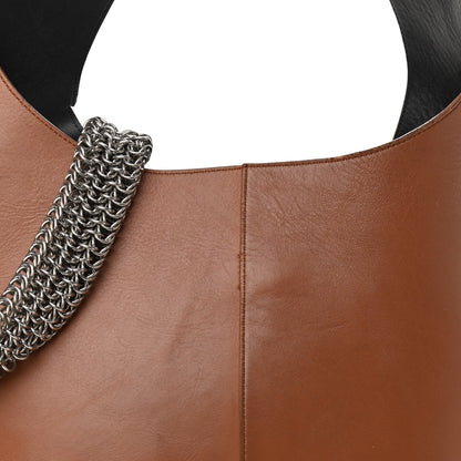 Alexander Wang Smooth Calfskin Genesis Box Chain Hobo Tan 7 of 14