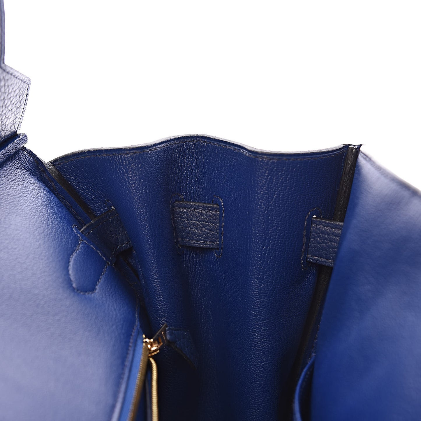Taurillon Clemence Birkin 35 Bleu Saphir