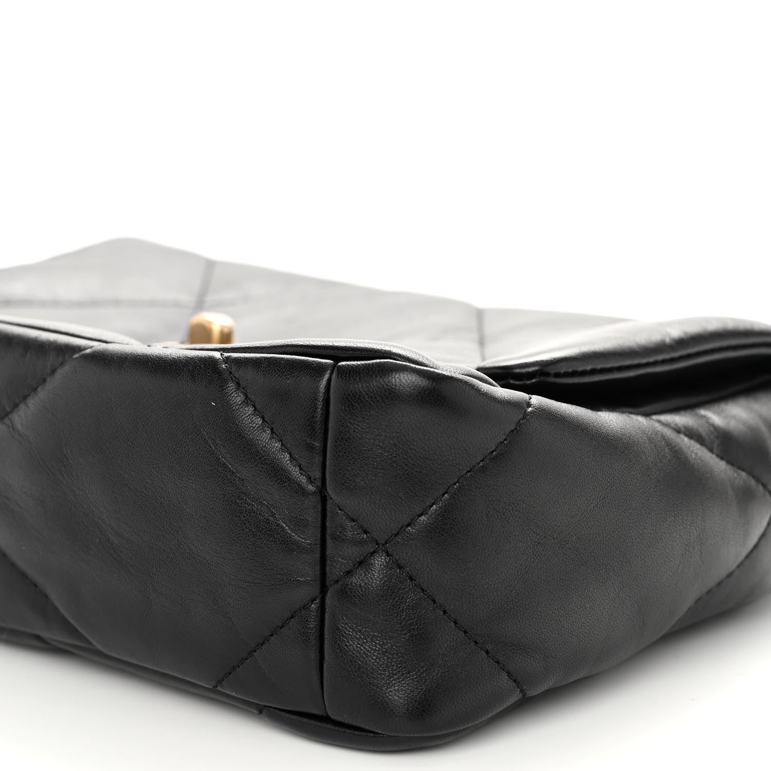 Chanel Lambskin Quilted Medium Chanel 19 Flap Black 9 of 9