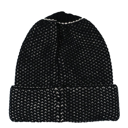 Chanel Cashmere CC Beanie Hat Black 2 of 3