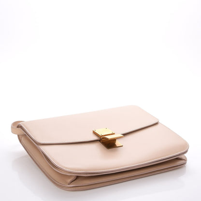 Celine Box Calfskin Large Classic Box Flap Bag Powder 4 of 7