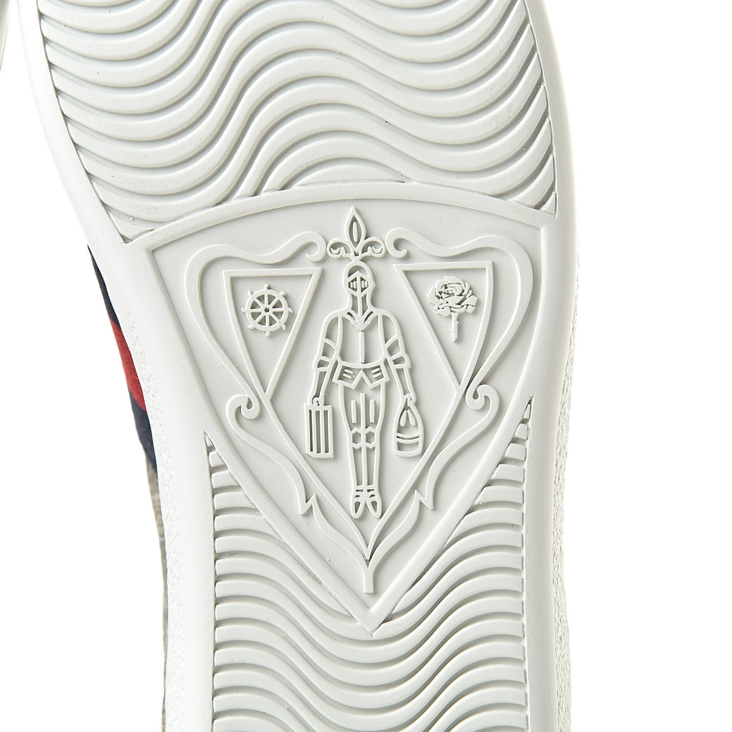 GG Supreme Monogram Ayers Web Womens Ace Sneakers 34.5 Beige